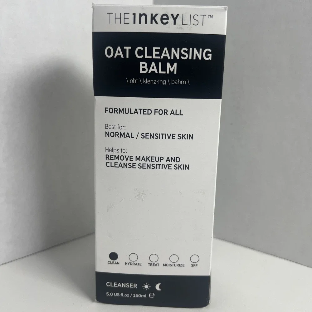 The INKEY List Oat Cleansing Balm 5oz 150ml Face Cleanser for Sensitive Skin